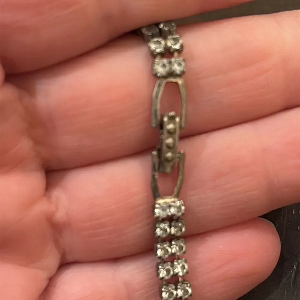 Vintage rhinestone bracelet